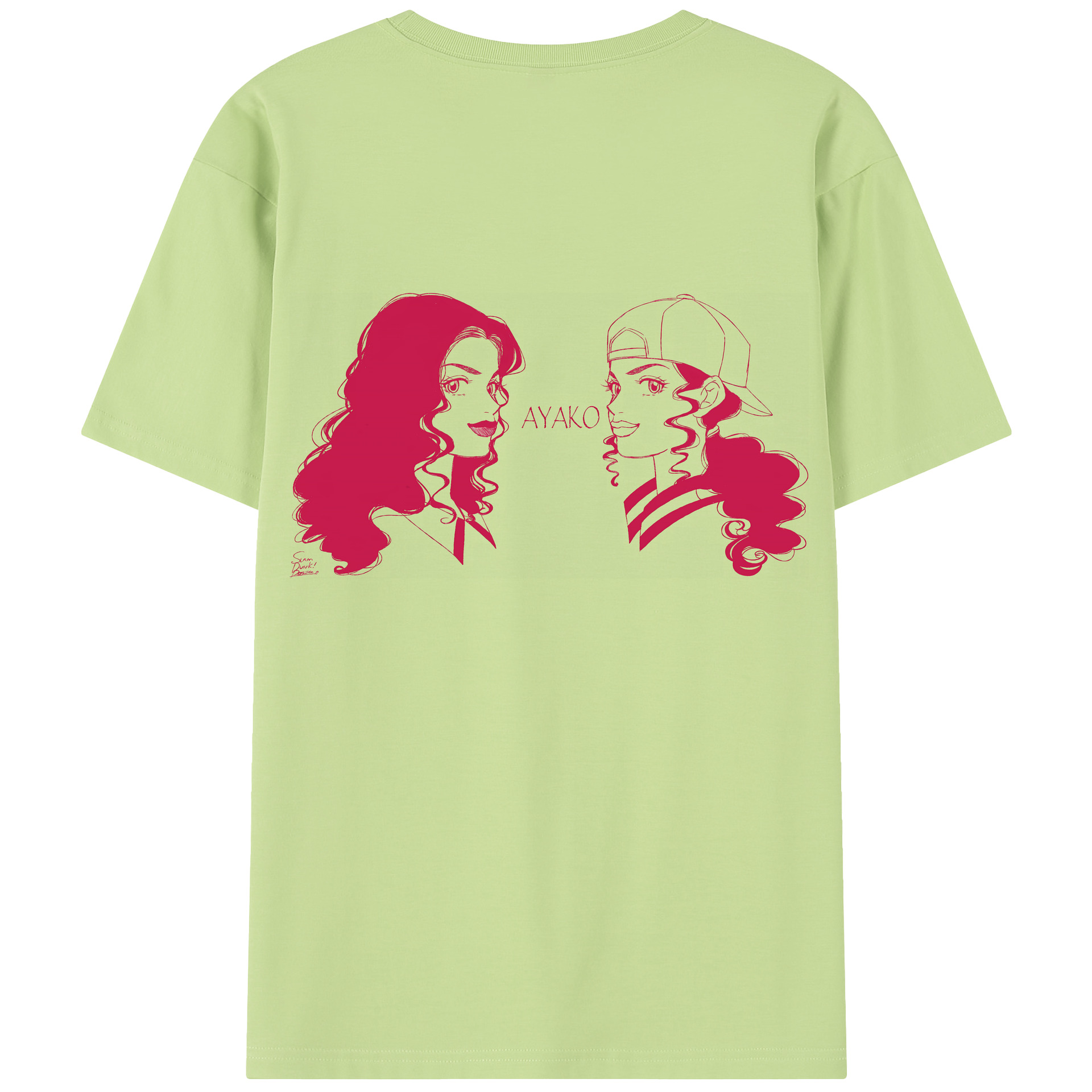 SLAM DUNK／スラムダンク 綿100％半袖Tシャツ（背面プリント）